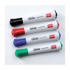 Nobo Glide Drywipe Tahta Kalemleri - 4 Adet