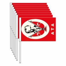 Sopalı Türk Bayrağı Atatürk’lü