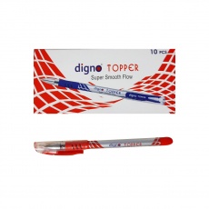 Digno Topper Jel Tükenmez Kalem Kırmızı 10'lu