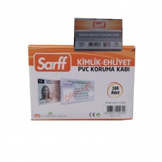 Sarff Ehli̇yet Kabı Pvc Lux (100 Adet)